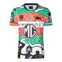 South Sydney Rabbitohs CLASSIC NRL Mens Indigenous Jersey | Green/ Red/ White