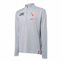 Sydney Swans Nike Mens Element Half-Zip Top | Grey