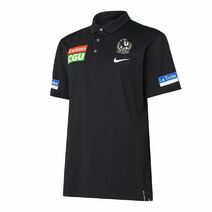 Collingwood Magpies Nike AFL Mens Performance Polo