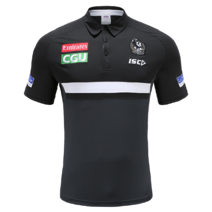 Collingwood Magpies AFL ISC Mens Performance Polo
