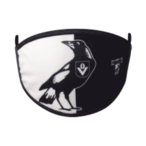 Collingwood Magpies AFL Adults Face Mask 2 Pack