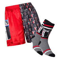 St Kilda Saints AFL Mens Retro Boxer Shorts & Socks Gift Set