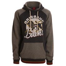 Ladies Stamp Pullover Hood Brisbane Lions 