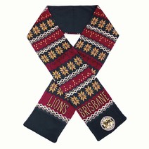 Brisbane Lions AFL Winter Snowflake Scarf
