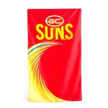 AFL Supporter Wall Flag 90X150 Gold Coast Suns