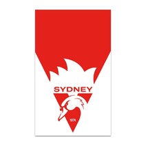 AFL Supporter Wall Flag 90X150 Sydney Swans