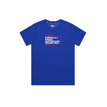 Formula 1 Rolex Australian Grand Prix Kids Gold Foil Logo Event Tee | Blue