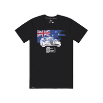 Formula 1 Rolex Australian Grand Prix Mens Aus Flag Event Tee | Black