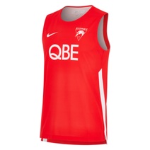 Sydney Swans AFL NIKE Mens Training Signlet |  Red