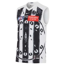 Collingwood Magpies NIKE AFL Mens Indigenous Guernsey | Black/ White