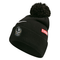 Collingwood Magpies NIKE AFL Unisex Pom Beanie OSFM | Black
