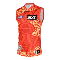 Gold Coast Suns 2025 AFL NEW BALANCE Mens Indigenous Guernsey