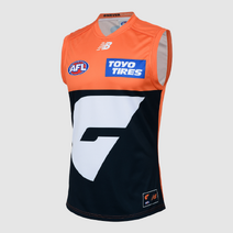 GWS Giants AFL 2025 New Balance Mens Home Guernsey