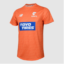 GWS Giants AFL 2025  New Balance Mens Training Tee
