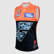 GWS Giants 2025 AFL NEW BALANCE Mens ANZAC Guernsey