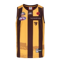 Hawthorn Hawks ISC AFL Mens ANZAC Guernsey | Brown/ Gold