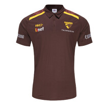 Hawthorn Hawks ISC Mens Media Polo - Brown