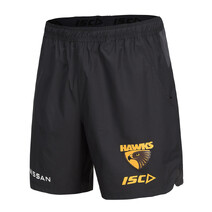 Hawthorn Hawks ISC AFL Mens Training Shorts | Carbon grey