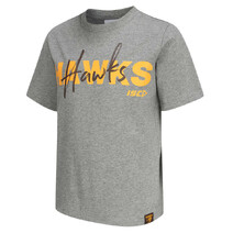 Hawthorn Hawks ISC AFL Youth Cotton Training Tee | Grey