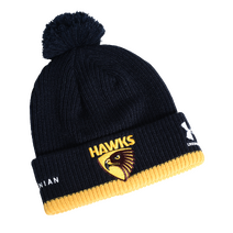 Hawthorn Hawks AFL 2026 Under Armour Beanie | Midnight Navy