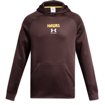 Hawthorn Hawks 2026 AFL UNDER ARMOUR Mens Fleece Hoodie | Brown