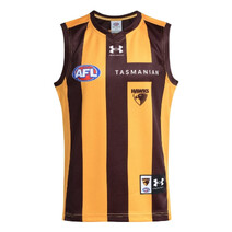 Hawthorn Hawks AFL 2026 Under Armour Youth Home Guernsey | Gold/Brown