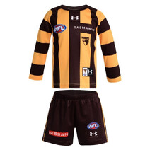 Hawthorn Hawks 2026 UNDER ARMOUR AFL Toddler Guernsey Set | Gold/ Brown