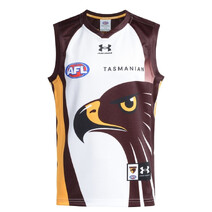 Hawthorn Hawks 2026 AFL UNDER ARMOUR Youth Clash Guernsey | White/ Brown