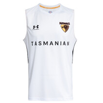 Hawthorn Hawks 2026 UNDER ARMOUR AFL Mens Training Singlet | White