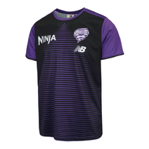 Hobart Hurricanes 25/26 BBL New Balance Youth Training Tee | Black/Purple