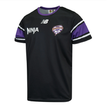Hobart Hurricanes 25/26 BBL New Balance Adults Warm Up Tee | Black