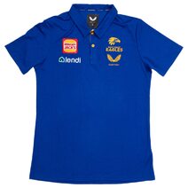 West Coast Eagles Castore Womens Media Polo Royal