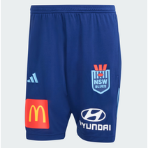 NSW Blues 2025 SOO ADIDAS Youth Gym Shorts | NAVY