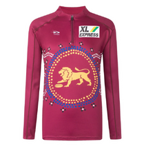 Brisbane Lions Classic Mens 1/4 Zip Warm Up Jacket