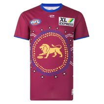 Brisbane Lions Classic Mens Warm Up Tee