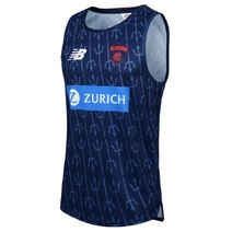 Melbourne Demons AFL NEW BALANCE Mens Training Singlet