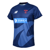 Melbourne Demons 2025 AFL NEW BALANCE Mens Training Player Tee | Navy