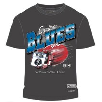 Carlton Blues AFL Exploding Ball Tee