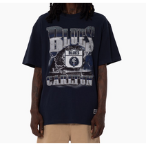 Carlton Blues Mitchell & Ness Lightning Tee | Navy