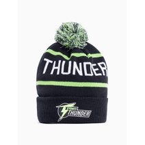 Sydney Thunder BBL Adults Pom Pop Wordmark Beanie | Black