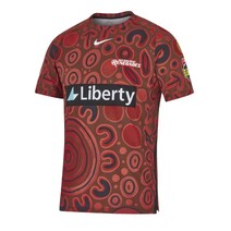 Melbourne Renegades  BBL Mens Nike Promo Match Indigenous Ss Jersey Home