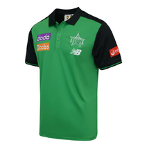 Melbourne Stars 25/26 BBL New Balance Adults Media Polo | Green