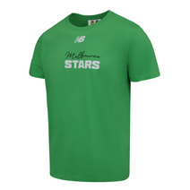Melbourne Stars 25/26 BBL New Balance Adults Travel Tee | Green