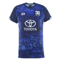 North Queensland Cowboys 2025 NRL DYNASTY Mens Warm Up Tee | NAVY