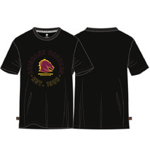 Brisbane Broncos NRL Youth Supporter Tee | Black