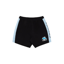 Cronulla Sharks NRL Mens Performance Shorts | Black