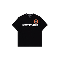 West Tigers NRL Mens Supporter Tee | Black