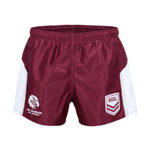 Manly Sea Eagles NRL Tidwell Mens Supporter Shorts | Maroon