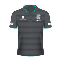 Port Adelaide Power AFL ISC Ladies Player Polo Carbon 
