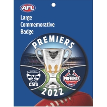 Geelong Cats AFL Large 2022 Premiers Badge